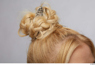 Groom references Anneli  015 high braided bun long blond…